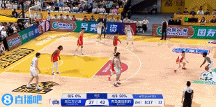 png电子气势如虹！杨瀚森举火烧天单臂隔扣 青岛次节开场15-0广厦